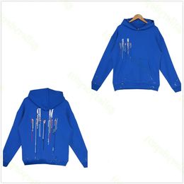 Blauwe heren hoodies Fairy Crane gunstige wolken ontwerper hoodie cashew bloem vol sterren sweatshirts truien hoody oversized hoodys L 918
