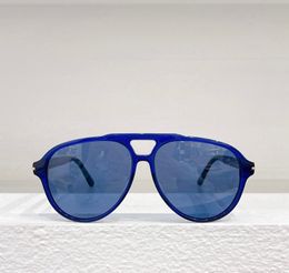 Lunettes de soleil pilote bleues 1443 pour hommes, lunettes d'été Sonnenbrille, nuances à la mode, UV400