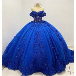 Vestidos De quinceañera azules, apliques De lentejuelas, Vestidos De baile De princesa, vestido De fiesta Formal, Vestidos De 15 anos