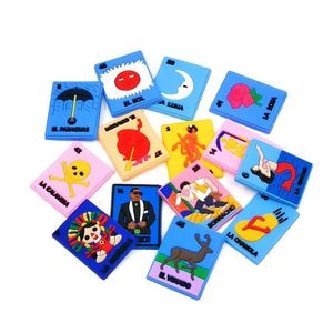 Blauwe serie groothandel aangepaste Mexico -stijl mode eten pictogram schoenen charmes voor kinderen croc accessoires diy geschenken aardappel chips flesspolspoltje gesp