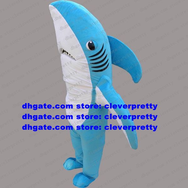 Requin bleu épaulard Grampus mascotte Costume adulte personnage de dessin animé tenue Costume sport carnaval routine presse briefing zx125