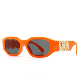 lunettes de soleil teinte bleue anneau d'aile de barre de motorrad unisexe avec boîte lunettes de soleil polarisées surdimensionnées de luxe pilote lunettes de soleil noires surdimensionnées UV400
