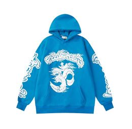 bleu vintage femmes pull à capuche hommes hellstar sweat designer sweats à capuche femmes vêtements