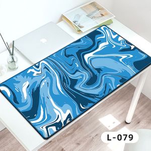 Blue Waves Mouse Pad Gamer Custom Grote Nieuwe Mousepad Bureaumatten Kantoortapijt Natuurlijke Rubber Zachte Laptop Muismatten