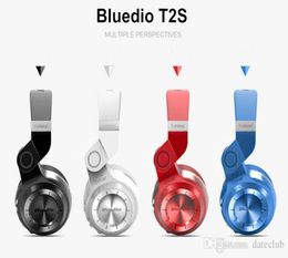BLUEDIO T2S Auriculares Bluetooth Originales Micrófono Auriculares Wireless Wireless Bluetooth 41 para iPhone Samsung Xiaomi HTC1244923