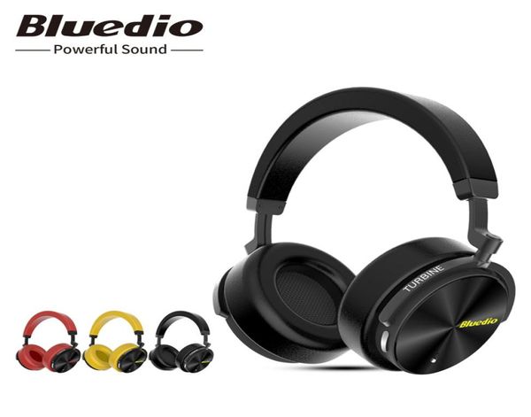 Bluedio T5 casque Bluetooth sans fil à suppression active du bruit casque Portable avec microphone pour téléphones et musique7483445