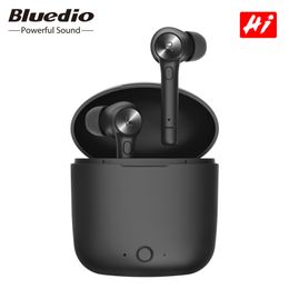 Bluedio TWS sans fil Bluetooth écouteur Sport stéréo HIFI Bluetooth casque avec boîte de charge casque pour iPhone XS 11 Pro 8 7