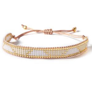 BLUESTAR Fashion Lady Bracelets de perles d'été simples Bracelets de perles MIYUKI tissés à la main Pulsera Mujer