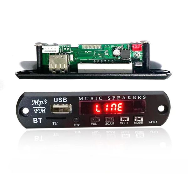 Bluetooth 12v voiture MP3 Decoder Board Module WMA FM AUX AUDIO TF SD CARDE RADIO USB AUX PLATER SPELER RÉPARIE