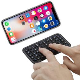 Teclado Bluetooth 3,0 recargable Mini teclado inalámbrico de tamaño de viaje pequeño teclado portátil de 49 teclas para tabletas Smartphone