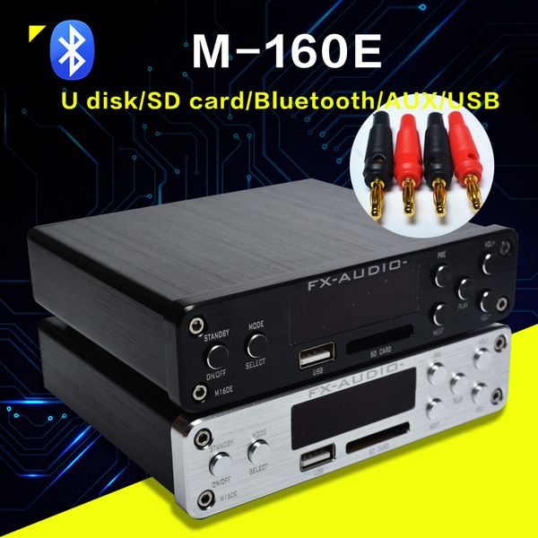 Livraison gratuite Bluetooth @ 4.0 Amplificateur audio numérique Entrée USB / SD / AUX / PC-USB Lecteur sans perte pour APE / WMA / WAV / FLAC / MP3 160W * 2