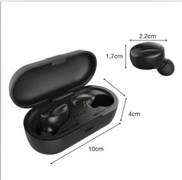 Bluetooth 5.0 Mobiele telefoon Oortelefoon Mini Draadloze Hoofdtelefoon XG13 Sport Handsfree Waterdichte Oorbuds Stereo Dual Headset met oplaadbox BGAQ