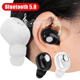 Auriculares Bluetooth 5,0, auriculares inalámbricos ocultos sobre la oreja, auriculares manos libres con micrófono deportivo sin almacén