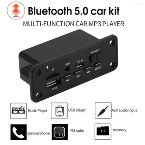 Carte décodeur de lecteur MP3 Bluetooth 5.0, haut-parleur 2X3W, Module Radio FM pour voiture, 5V TF USB AUX, Audio pour mains libres