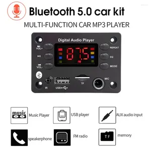 Carte décodeur Bluetooth 5.0 MP3 WMA WAV APE, mains libres, Microphone Audio de voiture, USB TF FM, Radio, lecteur de musique, haut-parleur