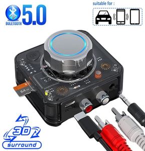 Bluetooth 5.0 O Récepteur 3D Musique stéréo Adaptateur sans fil TF Carte RCA 3.5 mm 3.5 JOCLE AUX POUR KIT VOITURE COLLE TELLE TELONNE 430338
