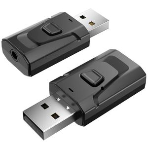 Émetteur de récepteur Bluetooth 5.0 Deux dans un microphone USB Adaptateur audio sans fil Bluetooth