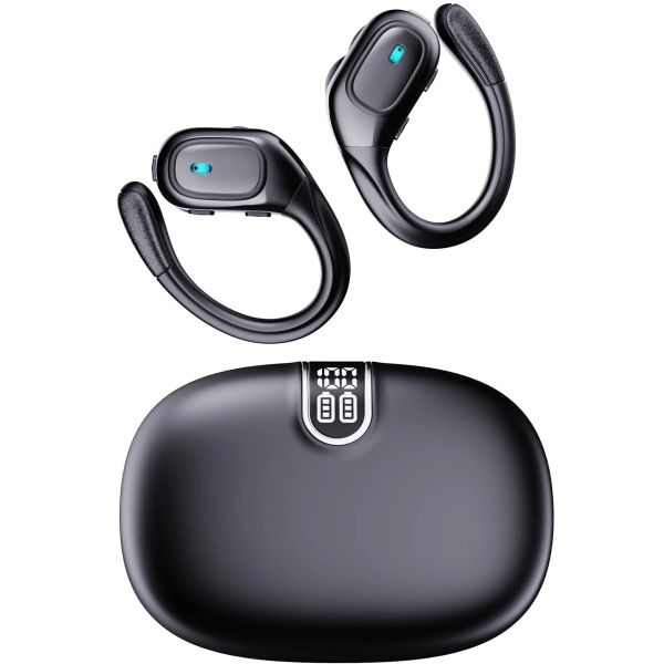 Écouteurs Bluetooth 5.3 TWS, oreillettes sans fil avec micro, réduction du bruit, casques étanches pour le sport, l'entraînement et la course à pied