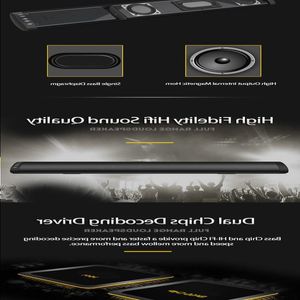 FreeShipping Bluetooth 50 FM Soundbar Draadloze Luidspreker 20W Home Theater Kolom Surround Sound Systeem Stereo Wandmontage Luidspreker Tbext