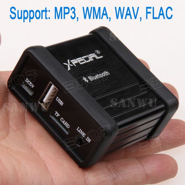 Livraison gratuite Récepteur audio Bluetooth USB DAC Carte TF Décodage mp3 pour haut-parleur de voiture / maison Refit Format de support: MP3, WMA, WAV, FLAC