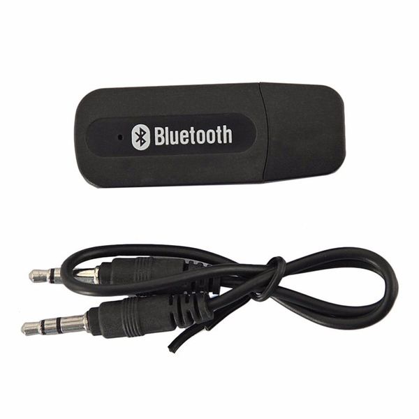 Bluetooth Aux inalámbrico USB portátil Mini kit de coche Bluetooth música Audio receptor adaptador 3,5mm Audio estéreo para iPhone teléfonos Android