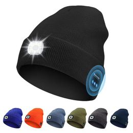 Bonnet Bluetooth avec lumière, cadeaux technologiques uniques pour hommes, mari, adolescent, casque sans fil stéréo intégré éclairé pour la pêche, le jogging, le travail, unisexe
