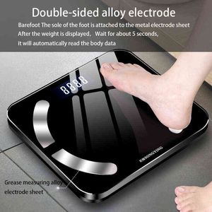 Bluetooth Body Fat Scale USB Electronic Digital Scale Smart Weight Scale Floor Bathroom Scales BMI Index 290 * 260mm H1229