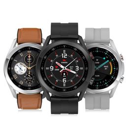 Bluetooth Oproep L19 Fashion Smart Watch Dames Men Sport Smartwatch Alloy Case IP68 Waterdichte Sport Watches Clock IOS Android2884890