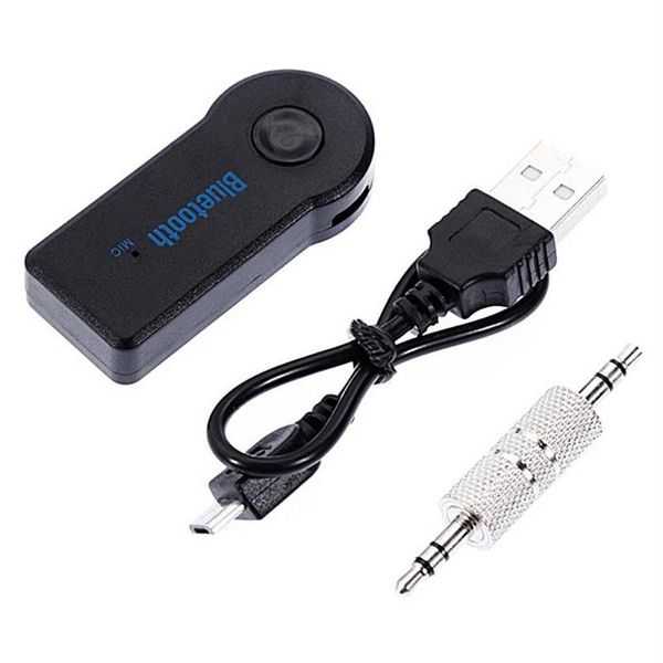 Kit de voiture Bluetooth adaptateur récepteur Audio Aux récepteur de musique stéréo mains sans fil avec Mic247P