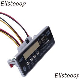 Kit de automóvil Bluetooth Hands- USB FM Aux Radio MP3 Modo de tablero de decodificador Integrado Control remoto para la entrega de autos de entrega de caída