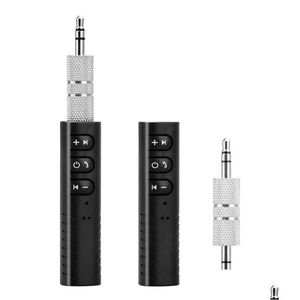 Kit de voiture Bluetooth Mini sans fil 4.1 Adaptateur Dongle Récepteur Aux 3,5 mm Jack O Musique Stéréo Portable 2,4 Hz pour casque d'ordinateur Drop Dh9Ks