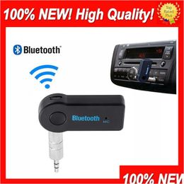 Bluetooth -autokit Real Stereo Nieuw 3,5 mm streaming A2DP Wireless V3.0 EDR AUX O MUZIEKEEMERDER Adapter voor telefoon Mp3 Drop Delivery Auto Dhnuo