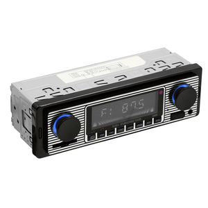 Bluetooth-autoradio Vintage dubbele knop MP3-speler FM-tuner Stereo USB AUX Klassieke auto retro audio-ontvanger Luidsprekeraccessoires