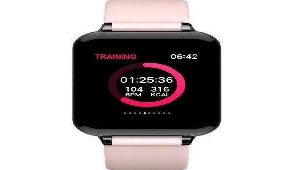 Écran de couleur Bluetooth Smart Watch Tamies Heart Monitor Sport Poudomètre Bracelet Bracelet Fitness Activité Fitness Activité Android S4811932