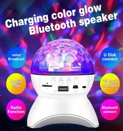 Bluetooth lumière colorée petit haut-parleur téléphone portable o KTV bar fête scène subwoofer TF carte U disque haut volume intérieur285D1557177