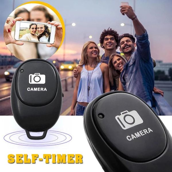 Control remoto compatible con Bluetooth, accesorios de fotografía para teléfono móvil, botón, controlador inalámbrico, temporizador automático, palo de cámara, disparador, Selfie para ios y Android