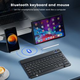 Bluetooth-compatible WirelessKey board For Android IOS Windows Slim Mini Keyboard For Xiaomi Samsung Phone Tablet iPad Keyboard