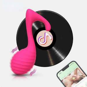 Bluetooth Dildo Vibromasseurs Femmes Orgasme Sans Fil APP Télécommande spot Culotte Oeufs Vibrants Sex Toys pour Adultes Couples