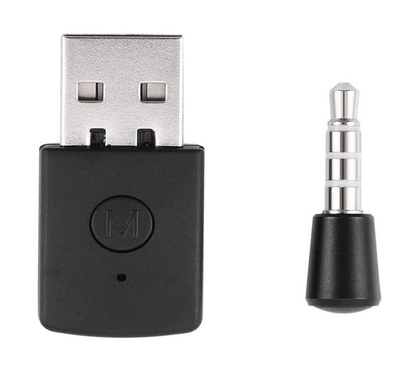 Adaptador Bluetooth Dongle USB 40 Mini Dongle Receptor y transmisores Kit de adaptador inalámbrico compatible con PS4 Soporte A2DP HFP2212625