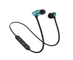 Écouteurs sans fil Bluetooth Écouteurs d'écouteurs avec des écouteurs Blutooth magnétiques stéréo Mic Bass pour iPhone 8 12 13 Samsung6420213