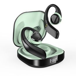 Bluetooth-oortelefoons komen niet in de oor 5.3 Luchtgeleiding voor pijnloze en langdurige slijtage, hoogwaardige Bluetooth-waterdichte oortelefoons