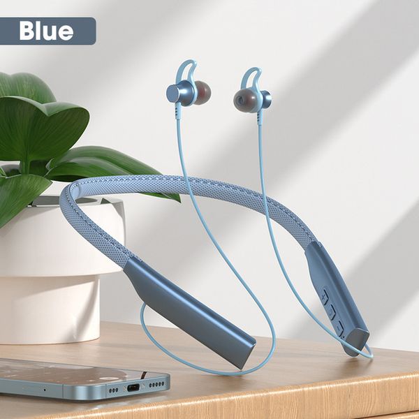 Écouteurs Bluetooth casque magnétique Sport sans fil écouteurs suspendus au cou avec Microphone casque stéréo Sport casque Bluetooth 1P0Y3