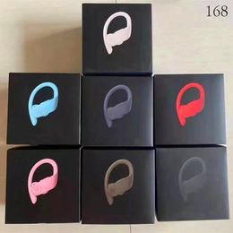 Auriculares inalámbricos con Bluetooth, cascos deportivos con gancho para la oreja, de alta fidelidad con cargador y pantalla de alimentación Power Pro 168DD