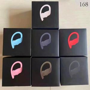 Écouteurs Bluetooth casques sans fil Sport oreille crochet Hifi écouteurs avec chargeur boîte affichage de puissance puissance Pro 168DD