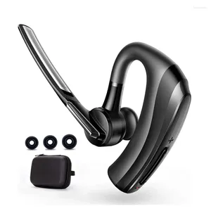 Écouteur Bluetooth avec micro antibruit CVC8.0, clé muette, écouteurs mains libres pour téléphones portables, PC portable, bureau d'affaires