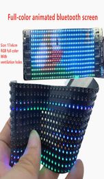 Bluetooth Full Color waterdicht Programmeerbare RGB Flexibele led-module 1236 pixel display matrix teken APP controle LED matrix sn5285218