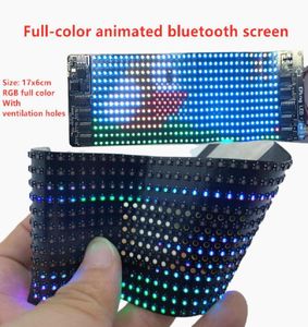Module LED Flexible rvb Programmable polychrome étanche Bluetooth 1236 pixels affichage matriciel signe APP contrôle LED matrice sn7355236