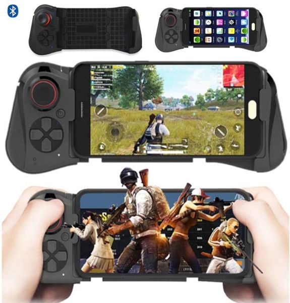 Bluetooth GamePad Smartphone Joystick Wireless BT Stending Handle Game Controller pour téléphone Tablet PC VR TV Onehand Joypad3240252