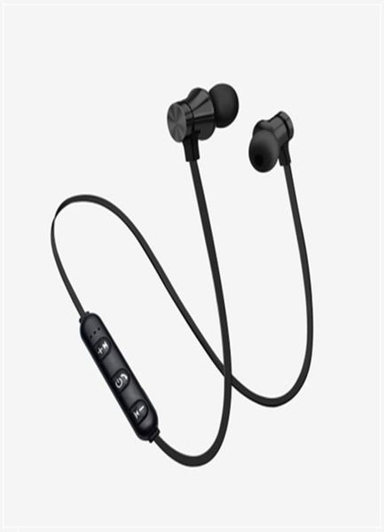 Écouteurs Bluetooth Écouteurs de sport sans fil magnétique BT 42 avec Mic Mp3 Earbud pour iPhone LG Smartphones dans Box4187396