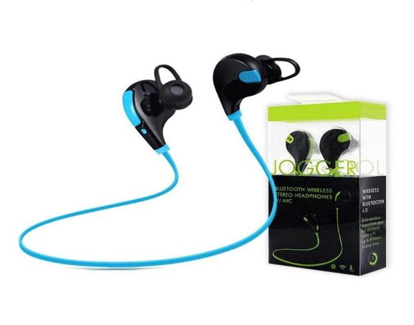 Auriculares Bluetooth Banda para el cuello Cancelando el deporte de auriculares estéreo en la oreja QY7 Bluetooth 41 Auriculares estéreo Micrófono Running HEA3057613